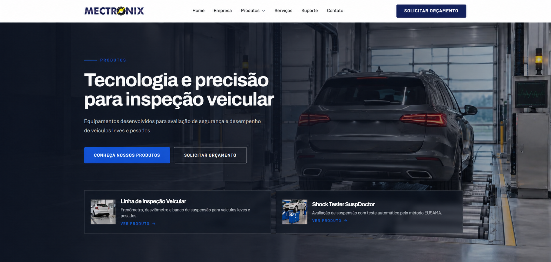 Demonstração do site
